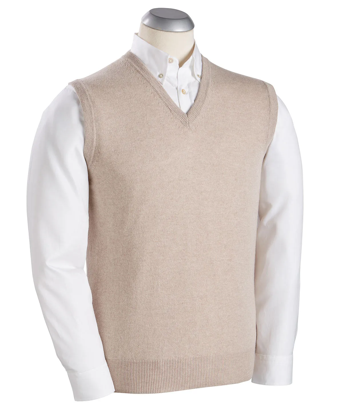 Heritage Italian 100% Cashmere V-Neck Vest