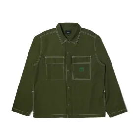 HUF Mason Shacket - Hunter Green