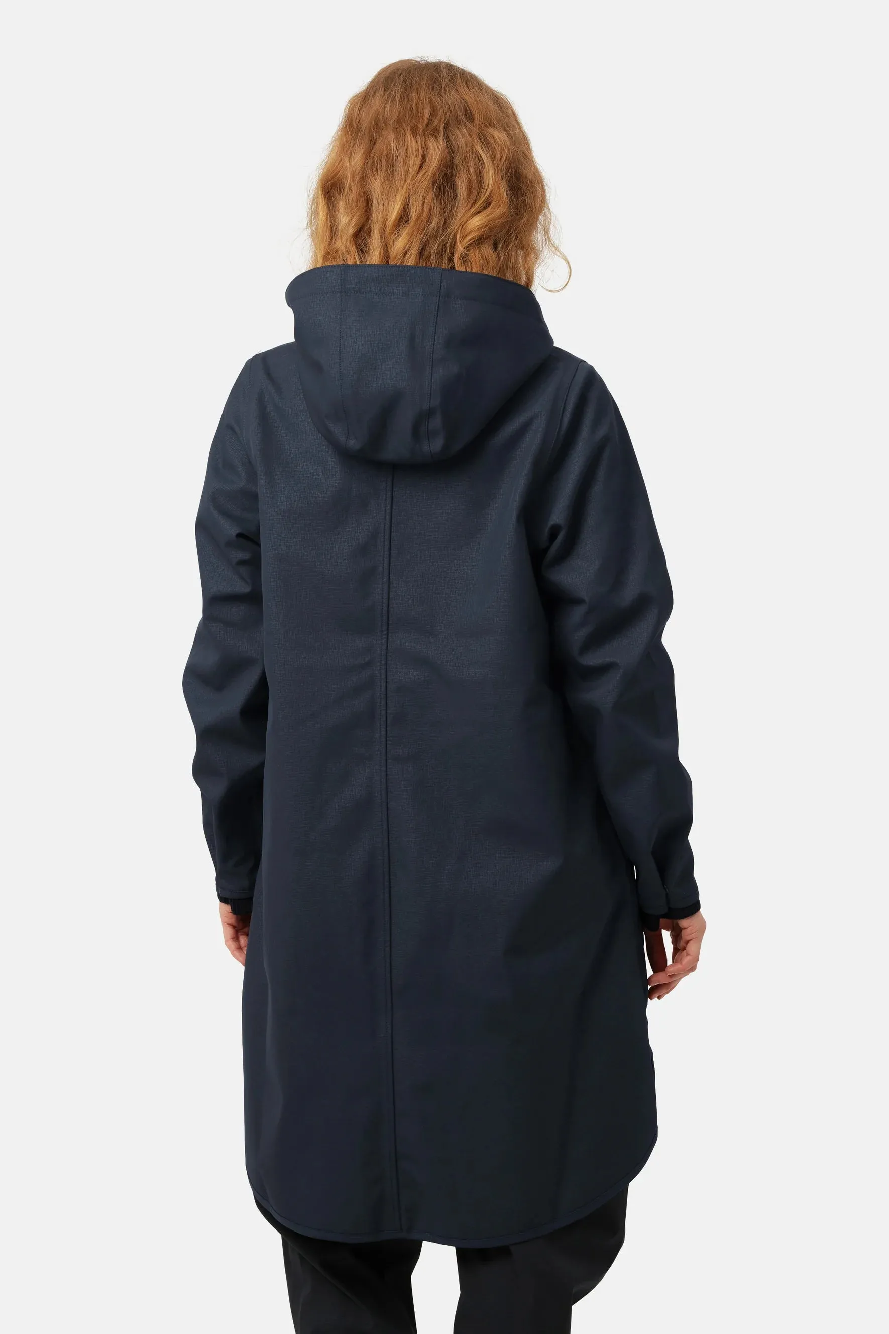 Ilse Jacobsen Raincoat Rain128 in Dark Indigo