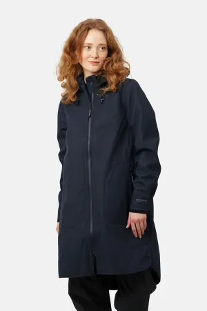 Ilse Jacobsen Raincoat Rain128 in Dark Indigo