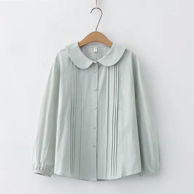 Ingot Collar Long Sleeve Shirt