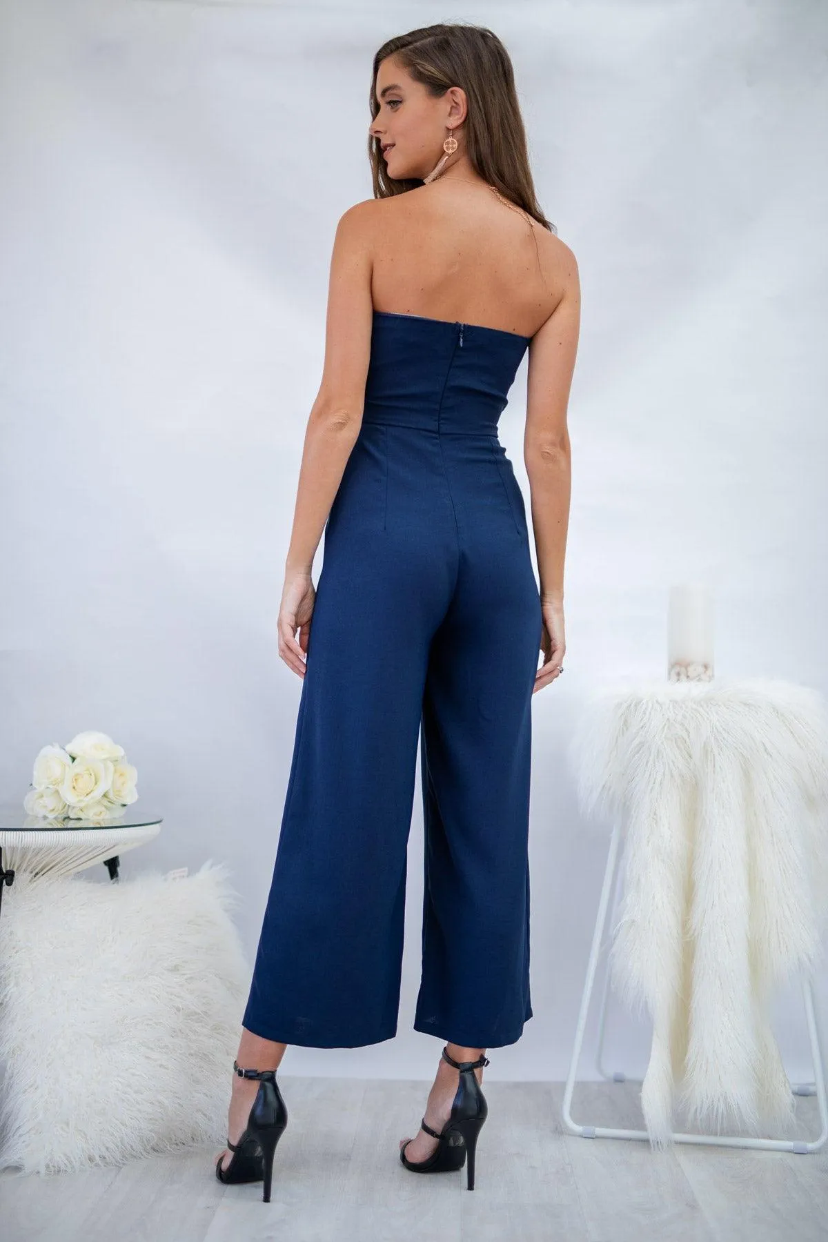 Ivy Jumpsuit In Navy