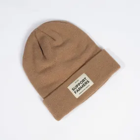 Khaki ‘Support Farmers’ Beanie