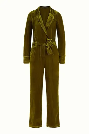 King Louie Doris jumpsuit rockstar posey green