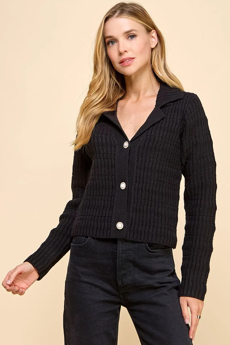 Knit Collared Blazer