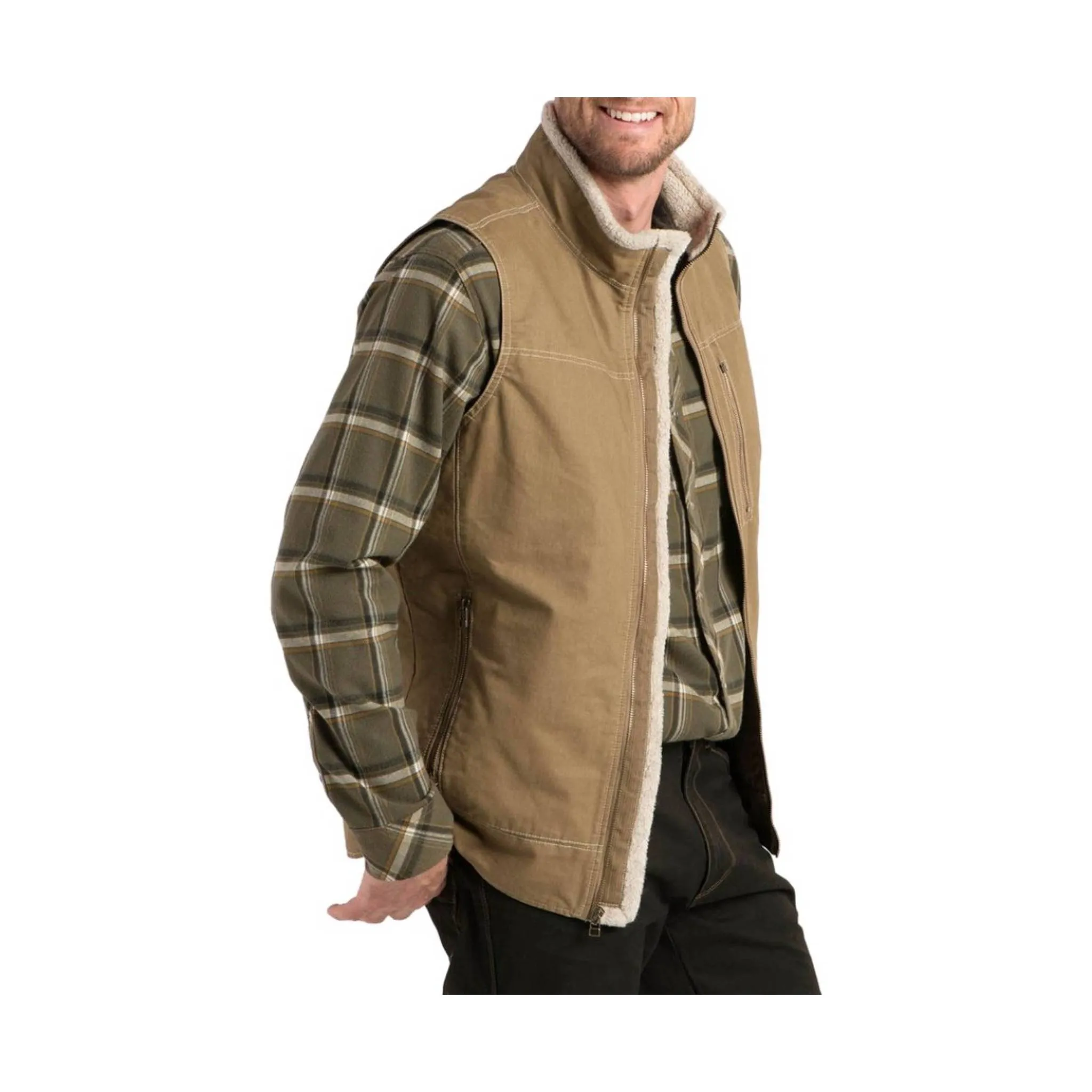 Kuhl Men's Burr Vest Lined - Khaki