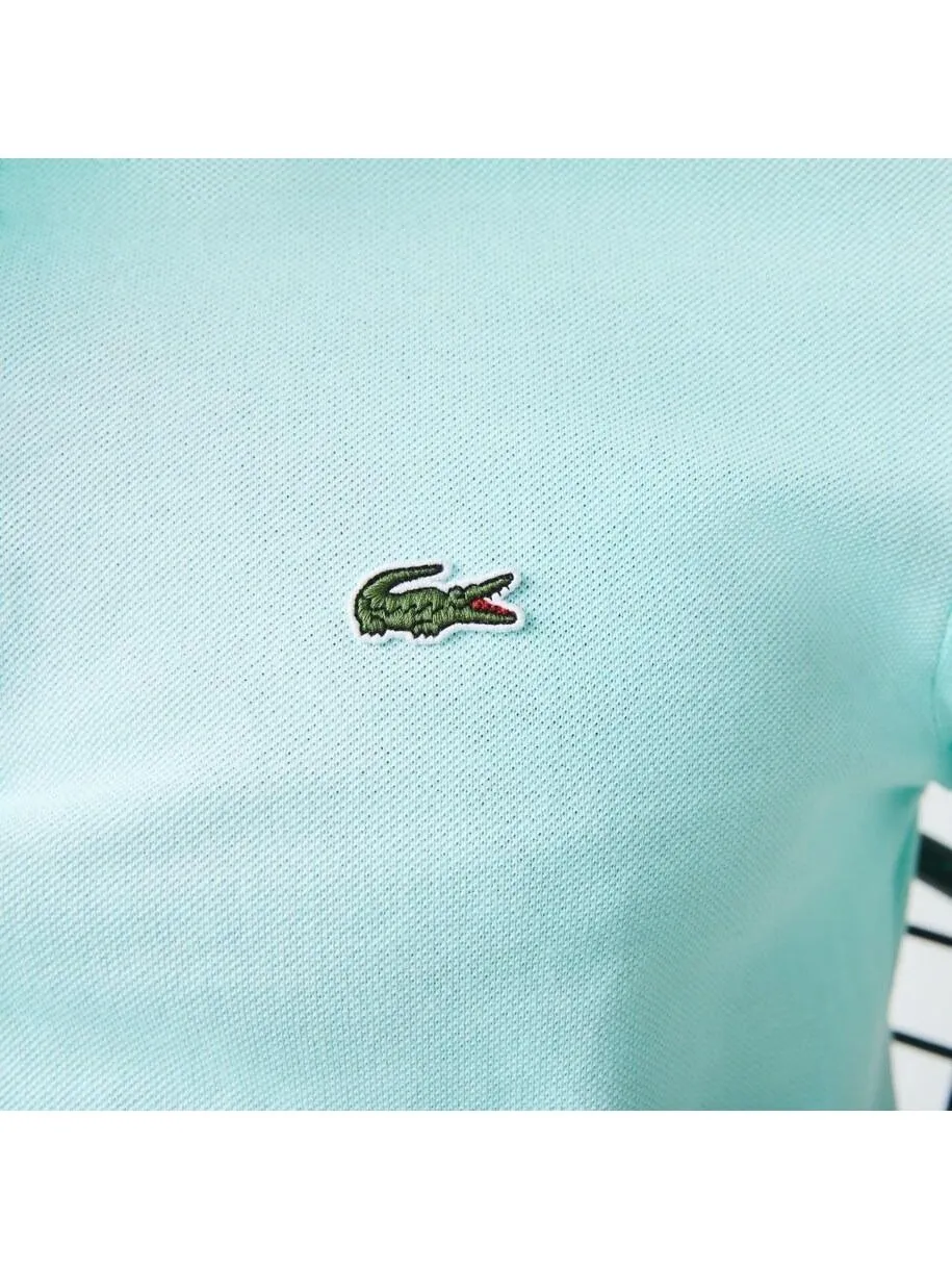 Lacoste Men's Slim fit Petit Pique Polo Shirt Turquoise PH4012 NRE