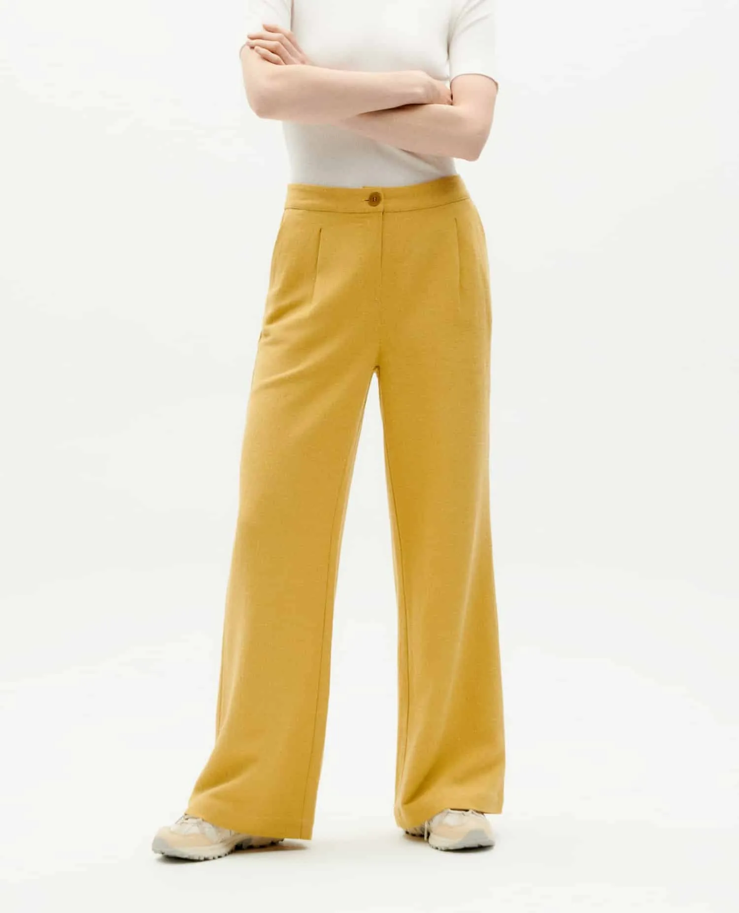 LAST ONE in 42 - Manolita Pants - Yellow