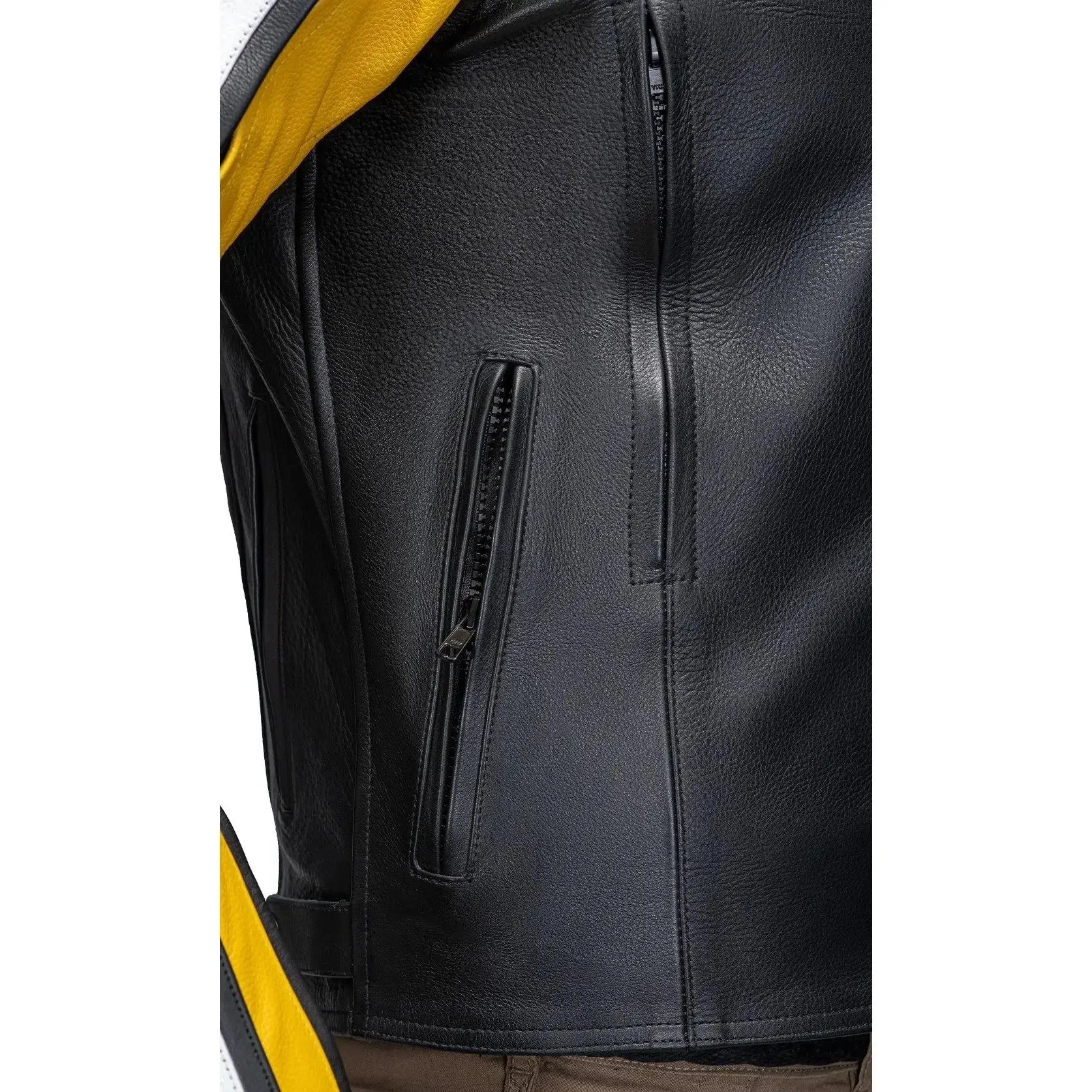 Legacy Yellow Motorcycle Racing Leather Jacket