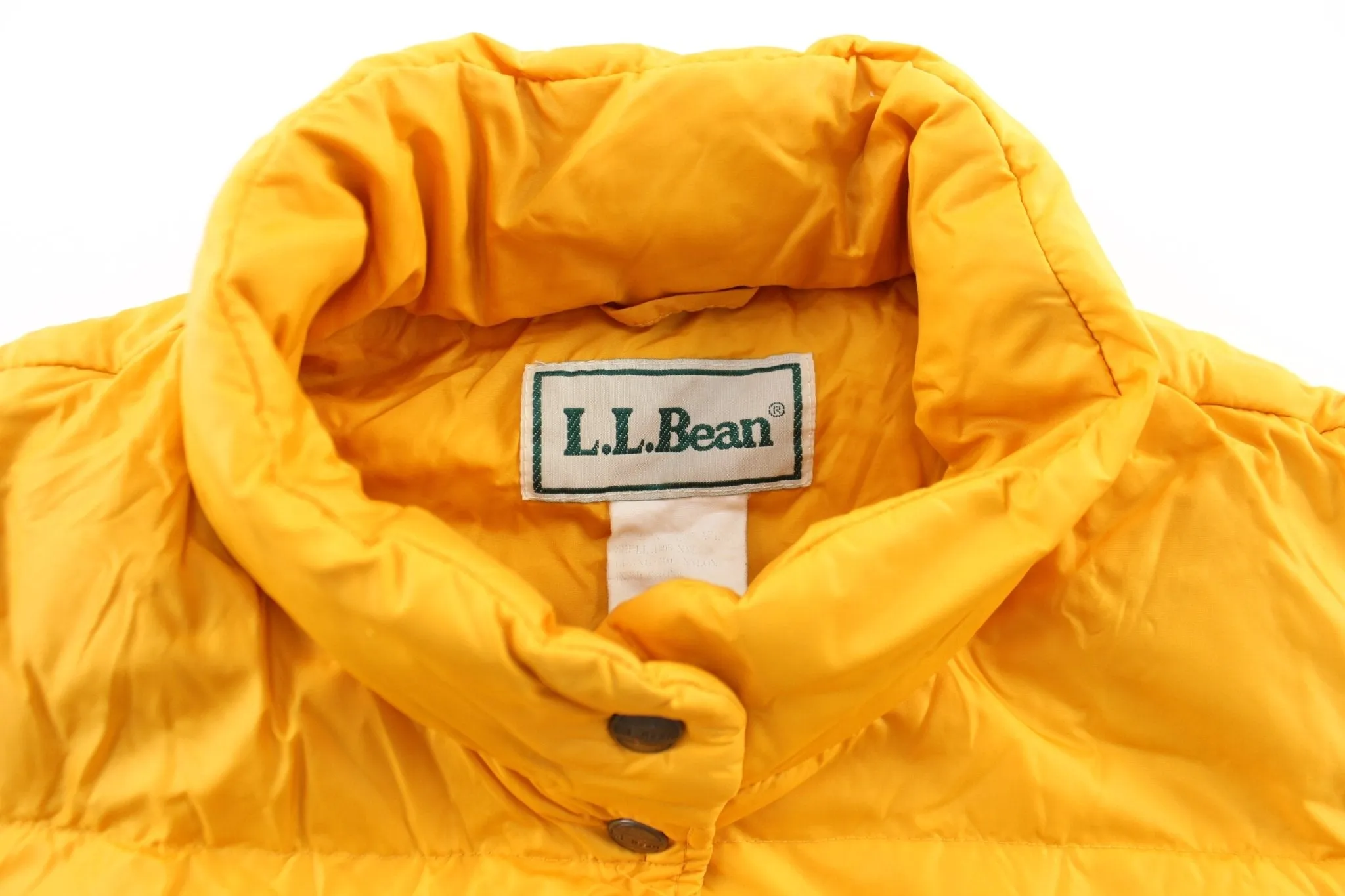 L.L. Bean Yellow Puffer Vest