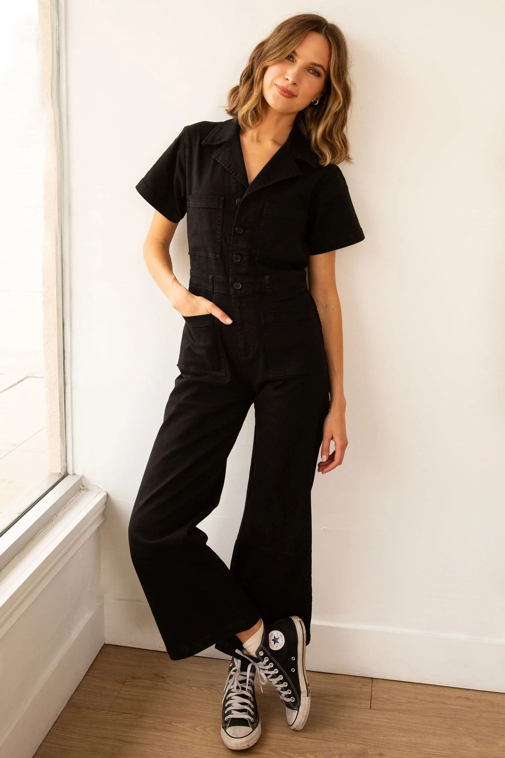 Logan Jumpsuit in Black