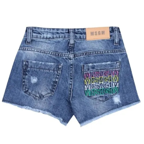 Logo Denim Short