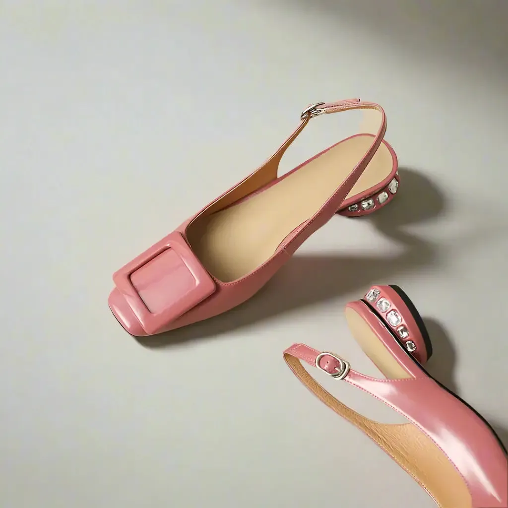 Madison Pink Flat Sandals