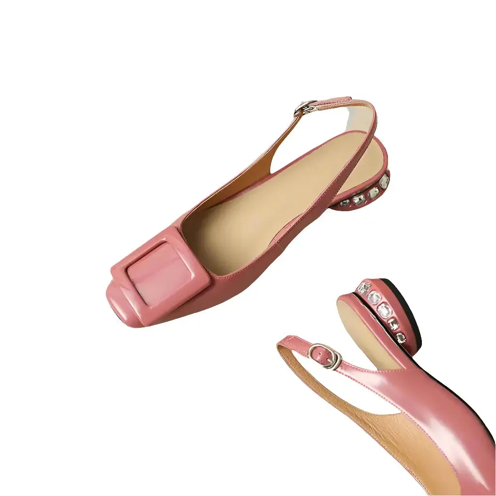 Madison Pink Flat Sandals