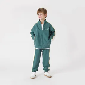 MARC & JANIE Boys Stand-up Collar Sweatshirt Pants Set 231368