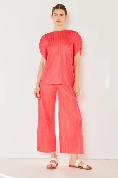 Marina West Pleated Wide-Leg Pants