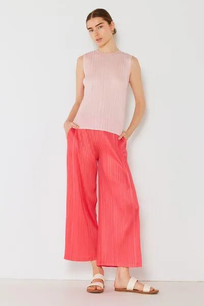 Marina West Pleated Wide-Leg Pants