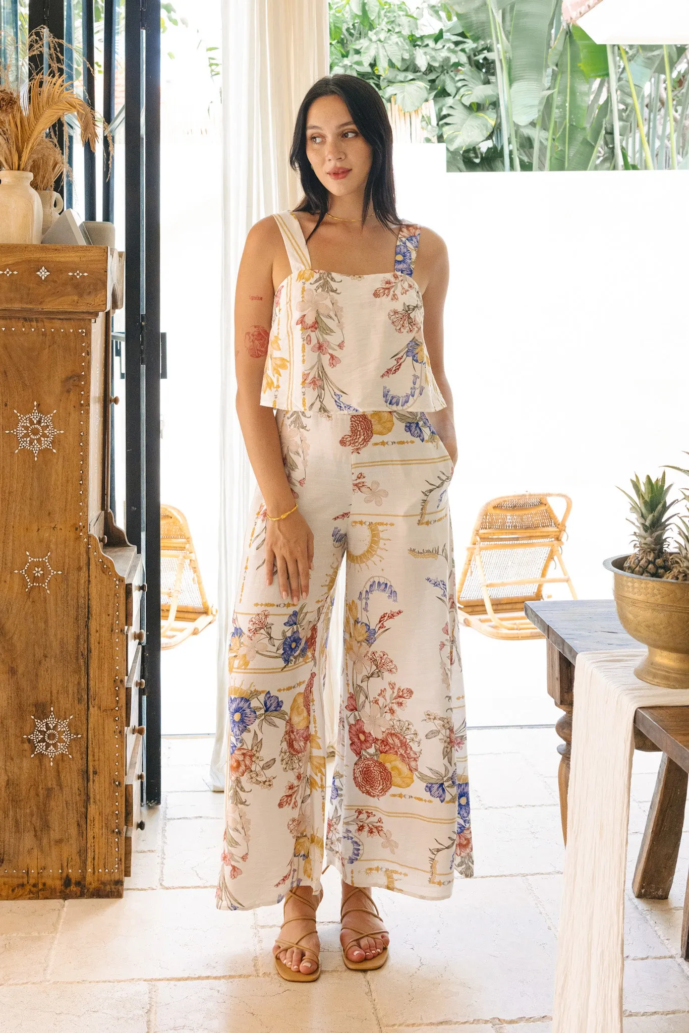 Melina Multicolour Floral Jumpsuit