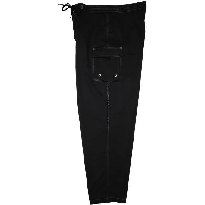 Men's Board Pants. 30.5" Inseam - ELASTIC Waist Solids (7 colors)