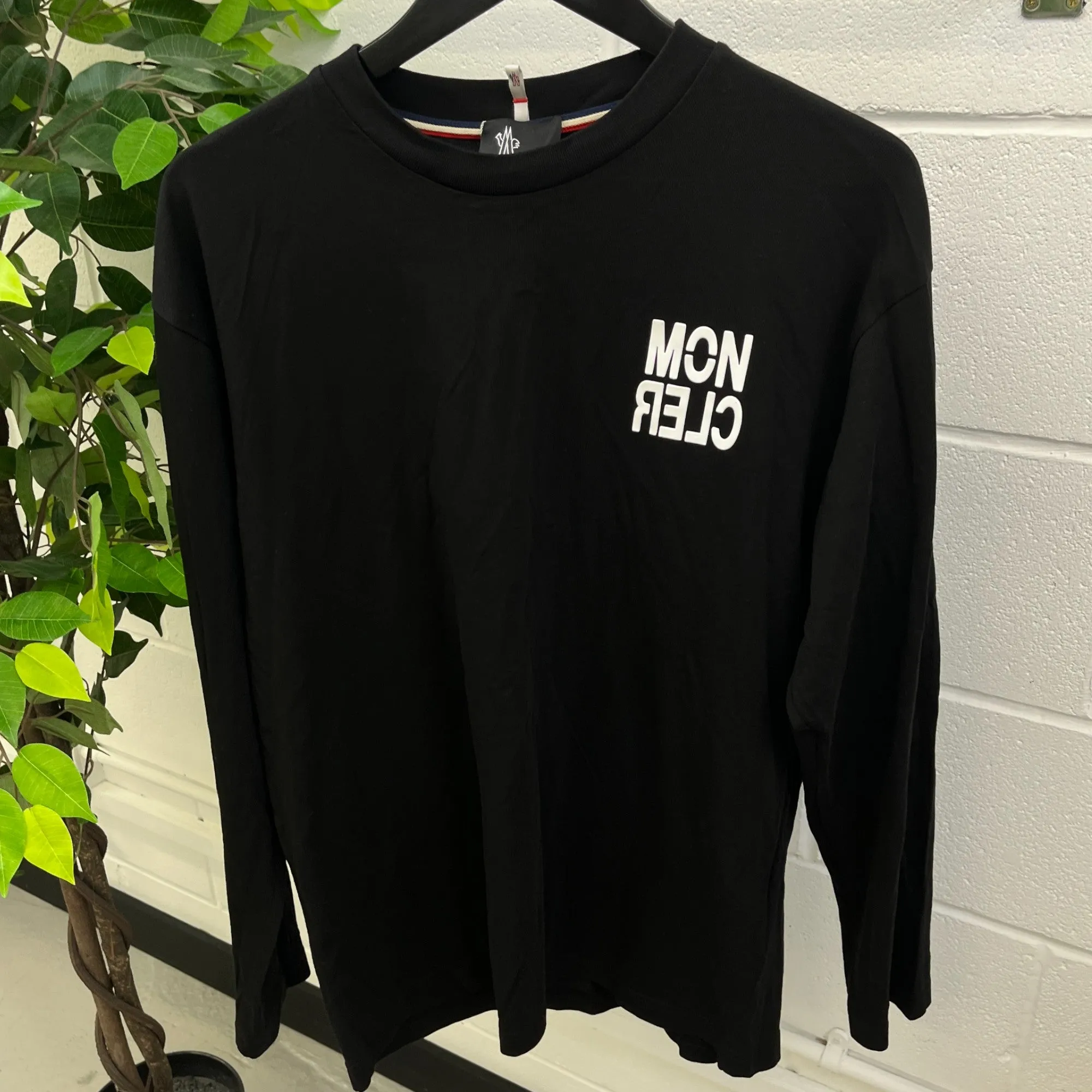 Men's Maglia Long Sleeve T-Shirt Black Size L