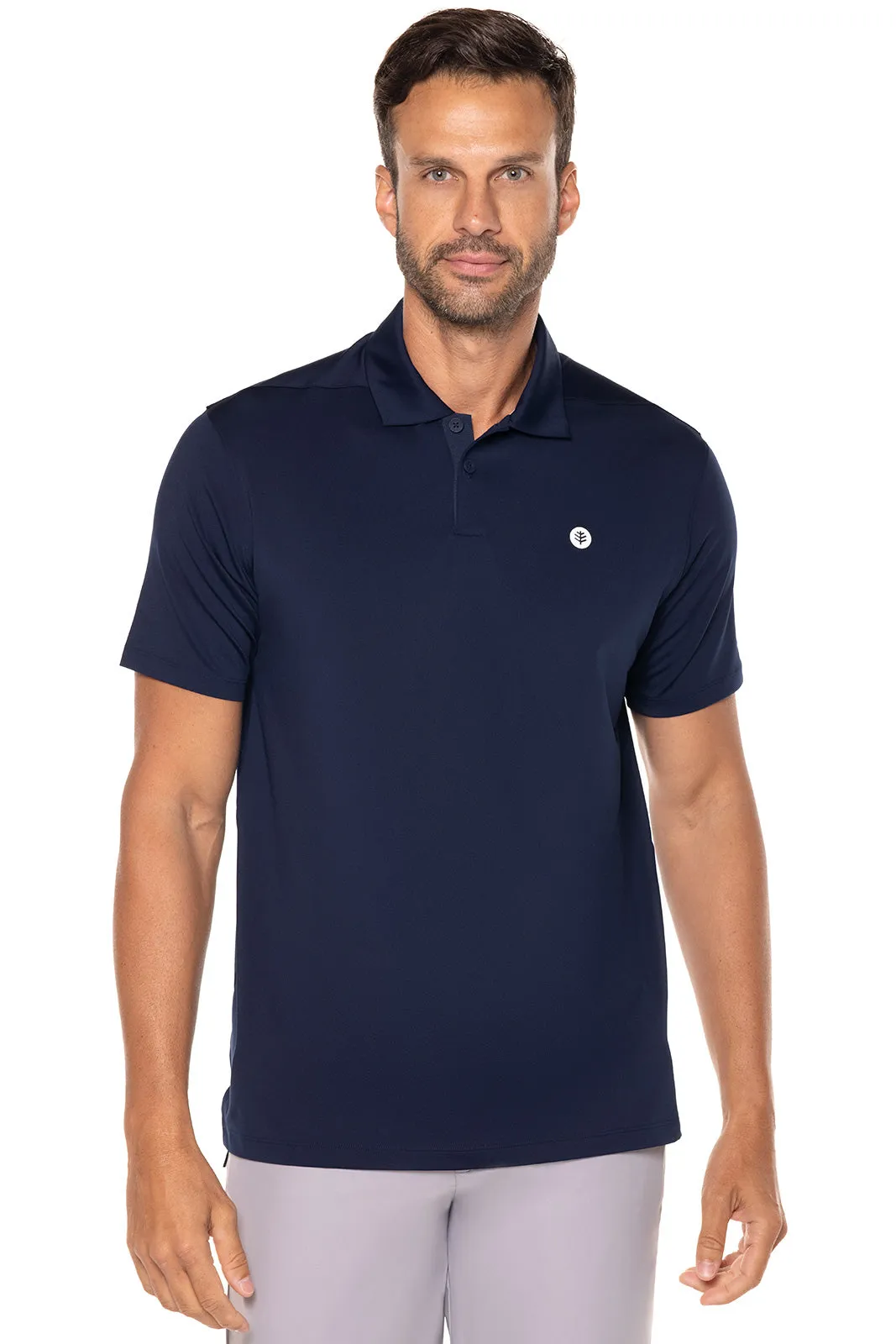 Men's Victory Lap Short Sleeve Golf Polo  |  Navy