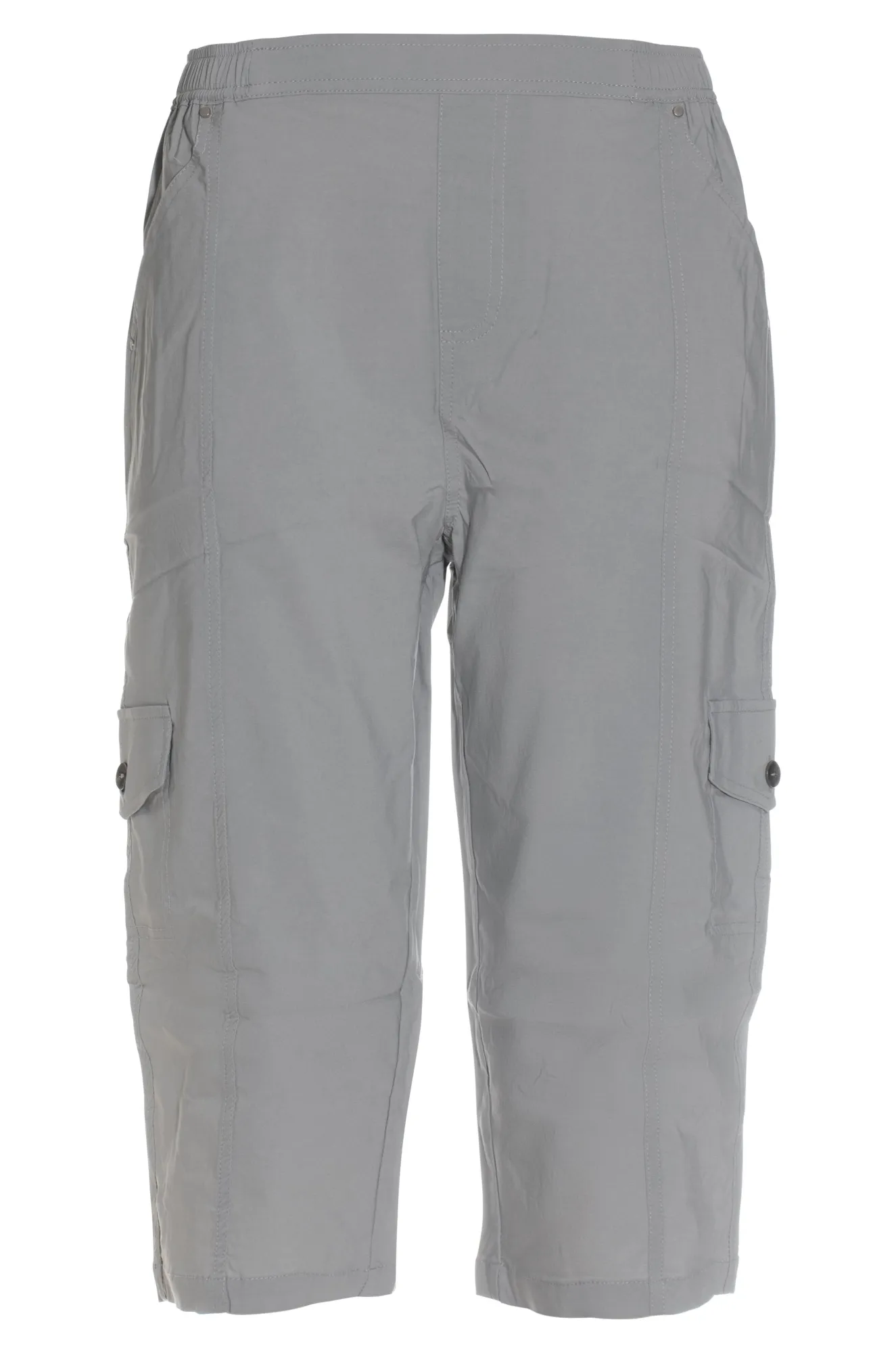 Micro Stretch Below Knee Pants | SILVER | 2142AR