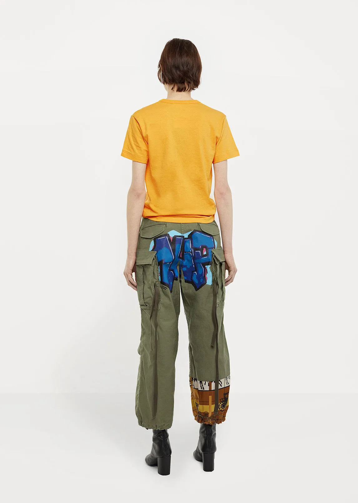 Mixed-Media Cargo Pant