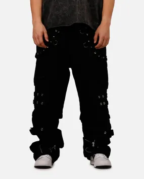 MNML Ultra Baggy Heavy Raver Denim Pants Black