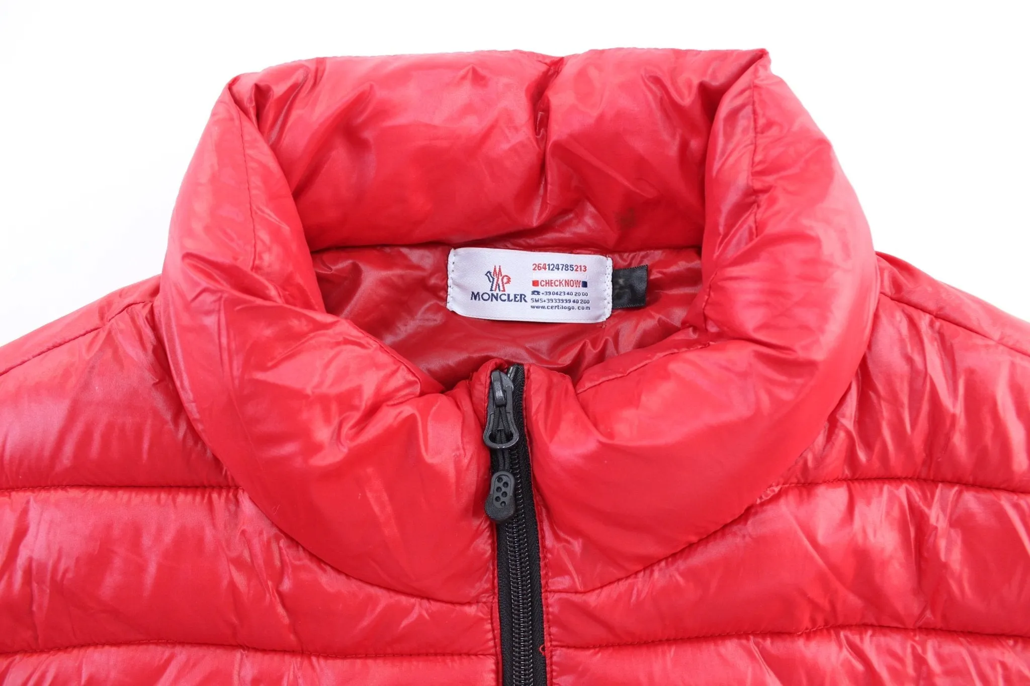 Moncler Red Puffer Vest