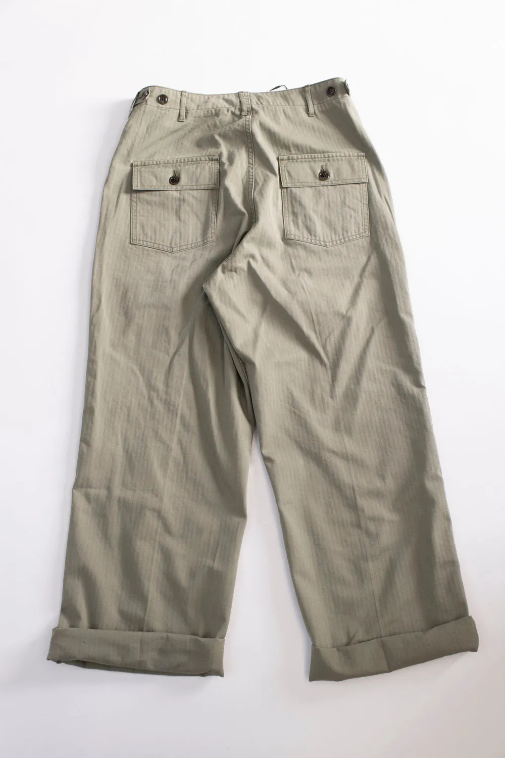 MSP-1014 - Tsugihagi Baker Pants - Army Green