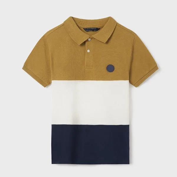 MULTICOLOR SHORT SLEEVE POLO TEE FOR BOYS