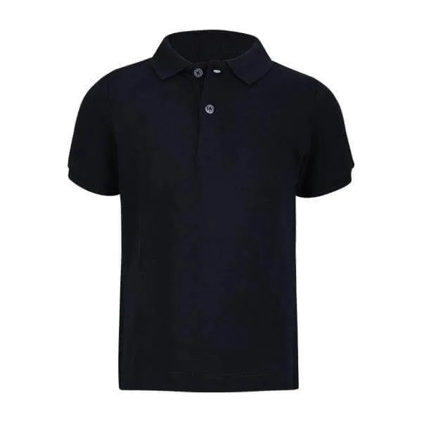 NAVY SHORT SLEEVE POLO FOR BOYS