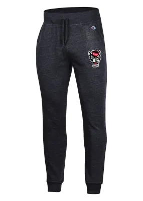 NC State Wolfpack Champion Women's Heathered Black Triumph Fleece Sweatpants