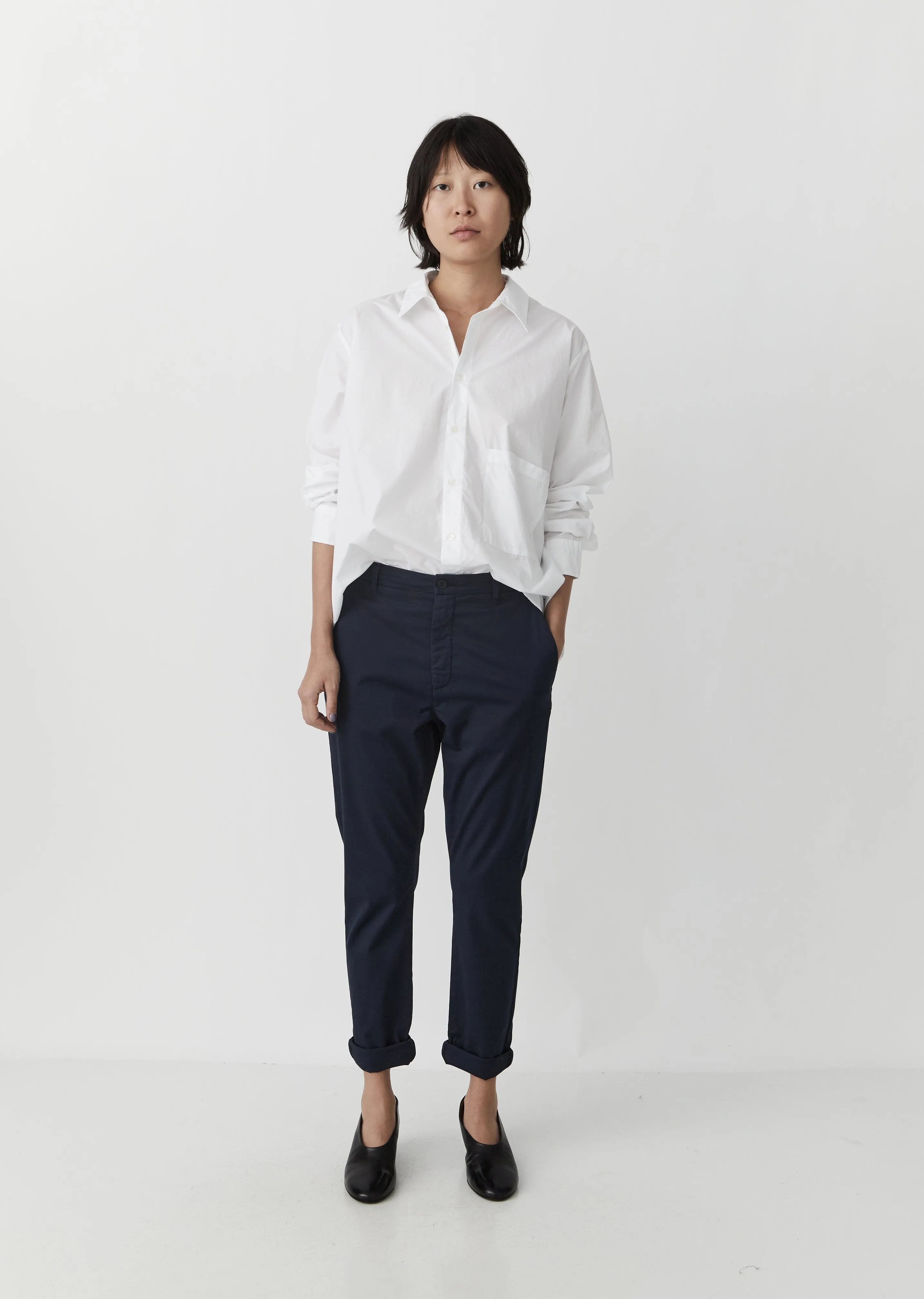 News Edit Trouser — Dark Blue