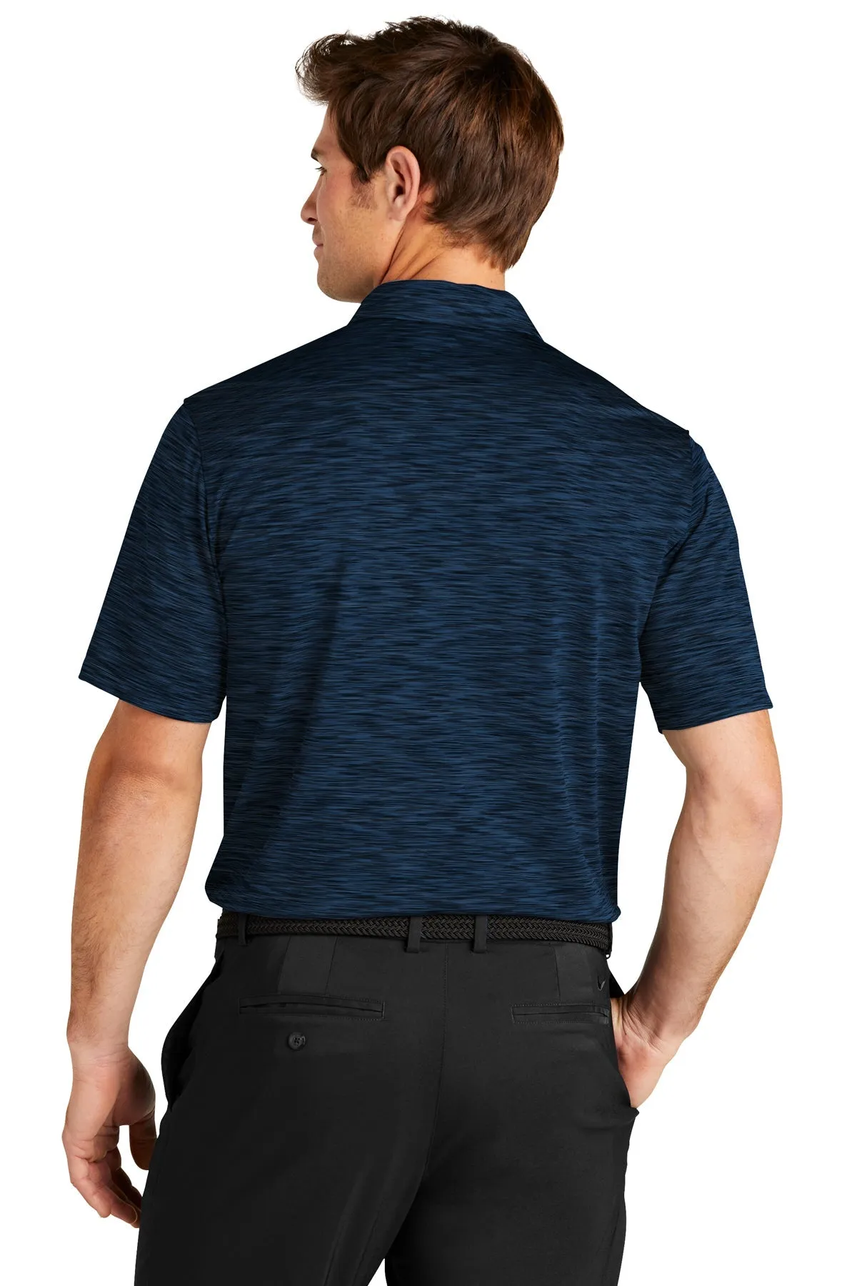 Nike Dri-FIT Vapor Space Dyed Custom Polos, Navy