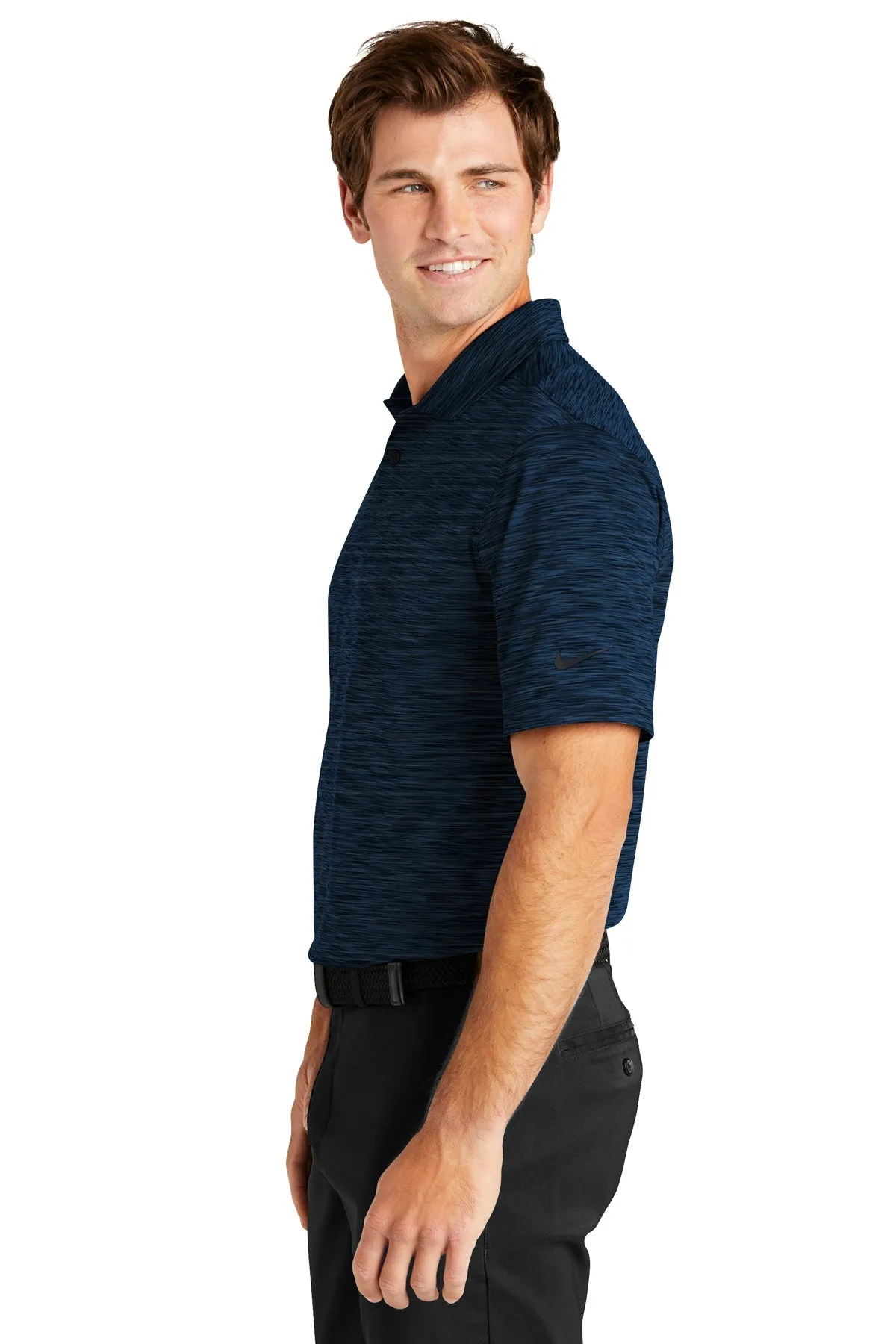 Nike Dri-FIT Vapor Space Dyed Custom Polos, Navy