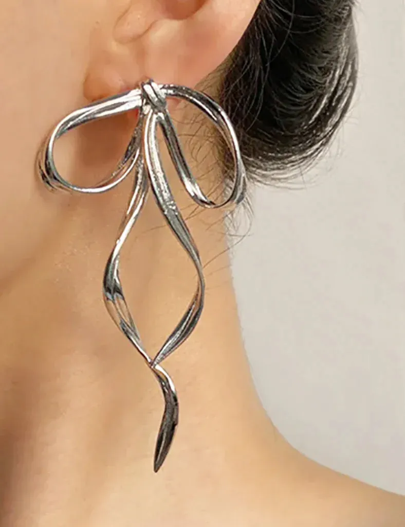 Nuance Floppy Bow Earrings