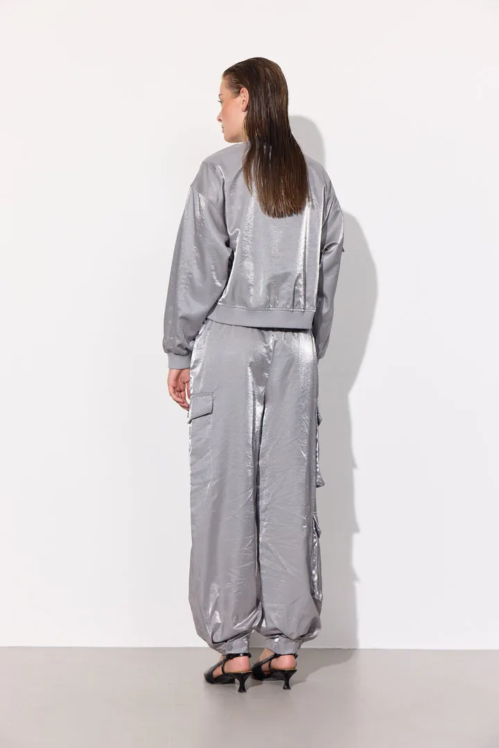 Patrice Cargo pants - Silver