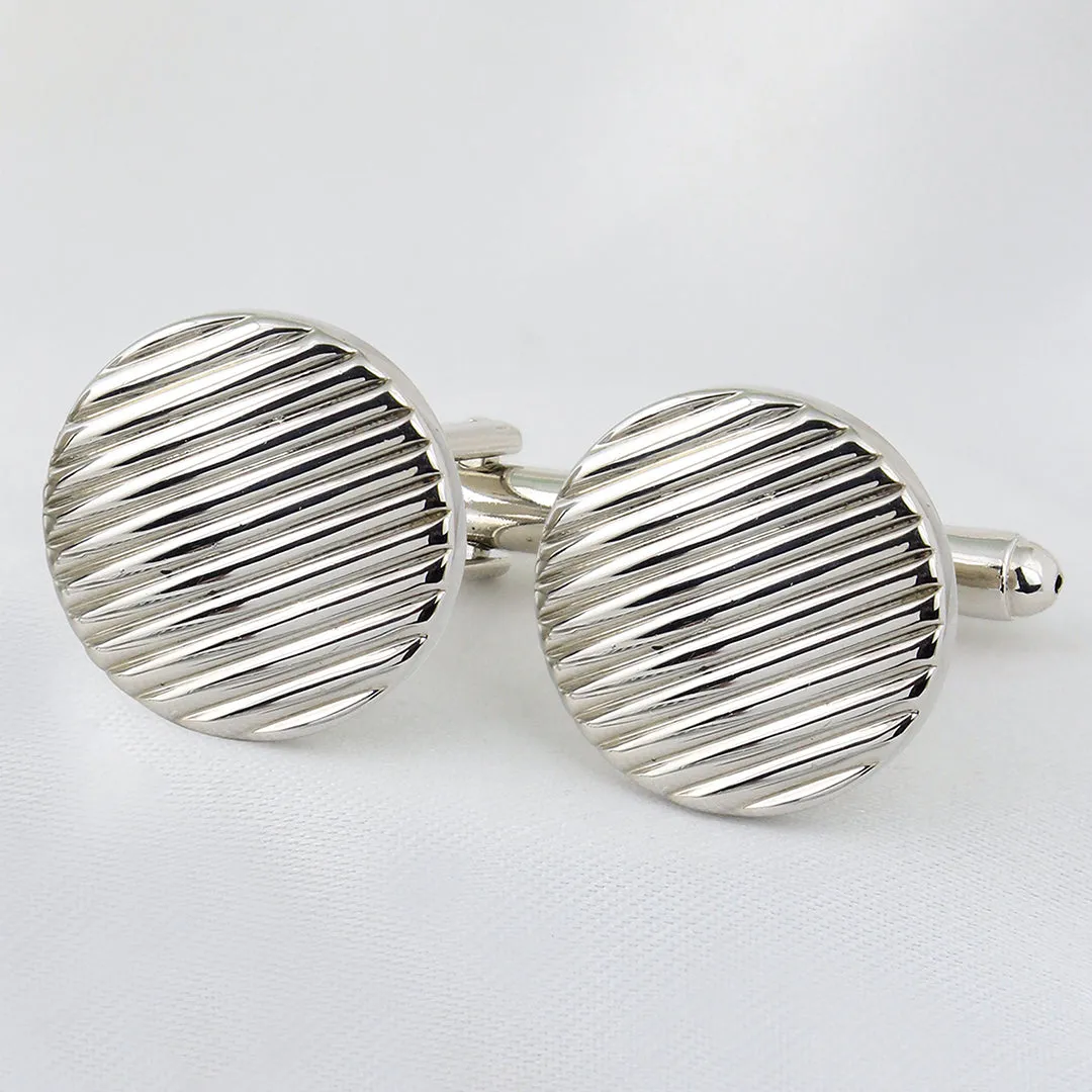 Peluche Suave Cufflinks and Tie Pin Set