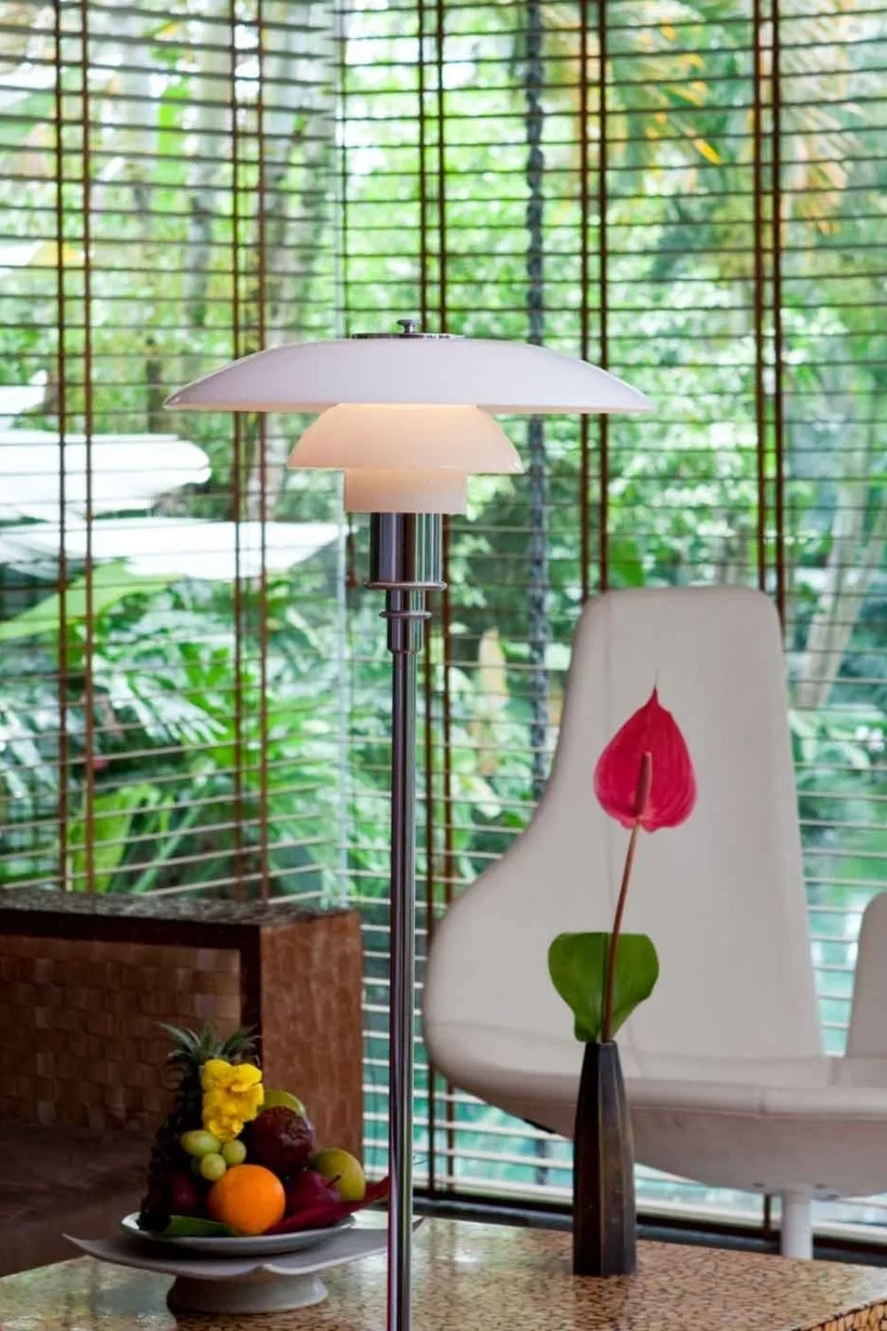 PH 3½-2½ Glass Floor Lamp