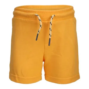 PLAIN ORANGE BOYS SHORTS WITH RIBBED WAIST