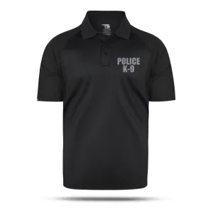 [POLICE K9] Men's Performance Polo [BLK/GRY]