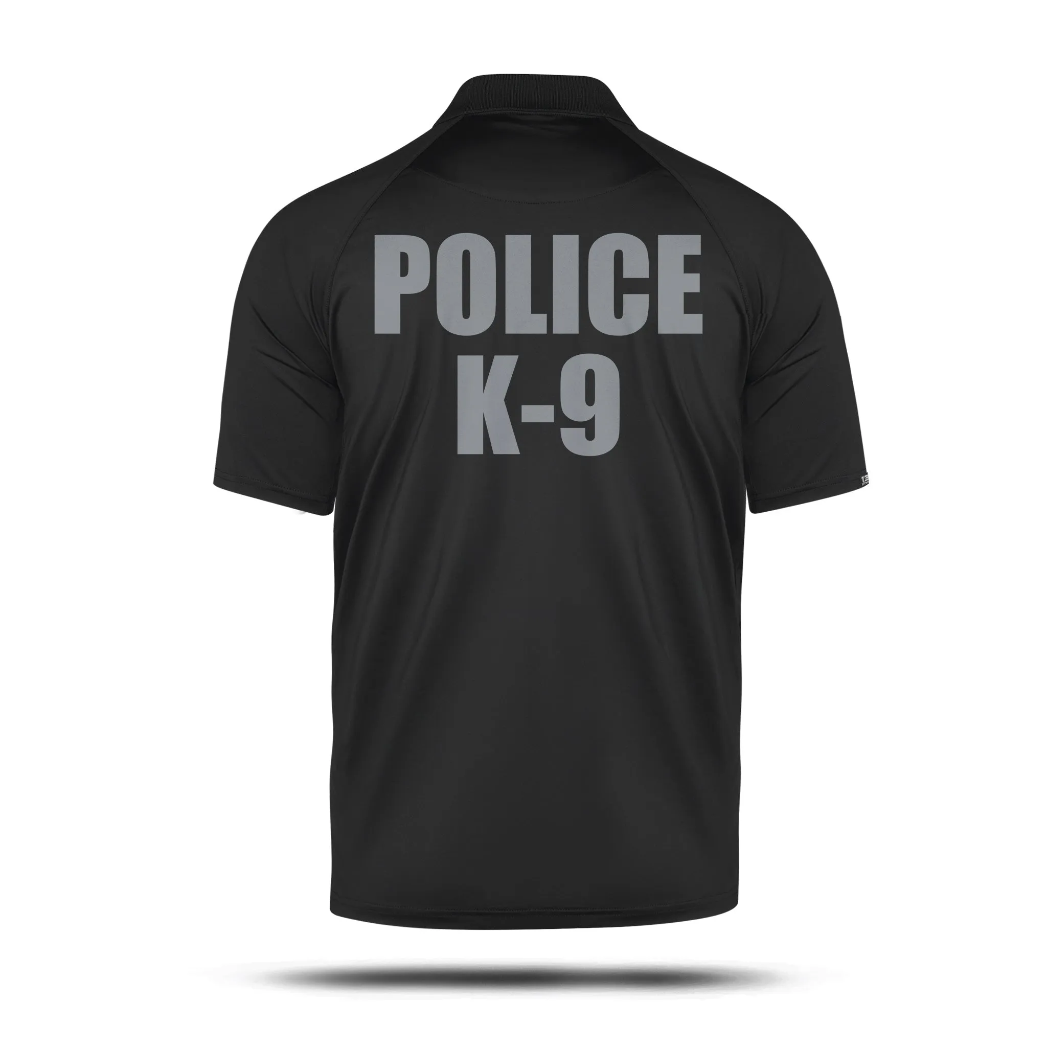 [POLICE K9] Men's Performance Polo [BLK/GRY]