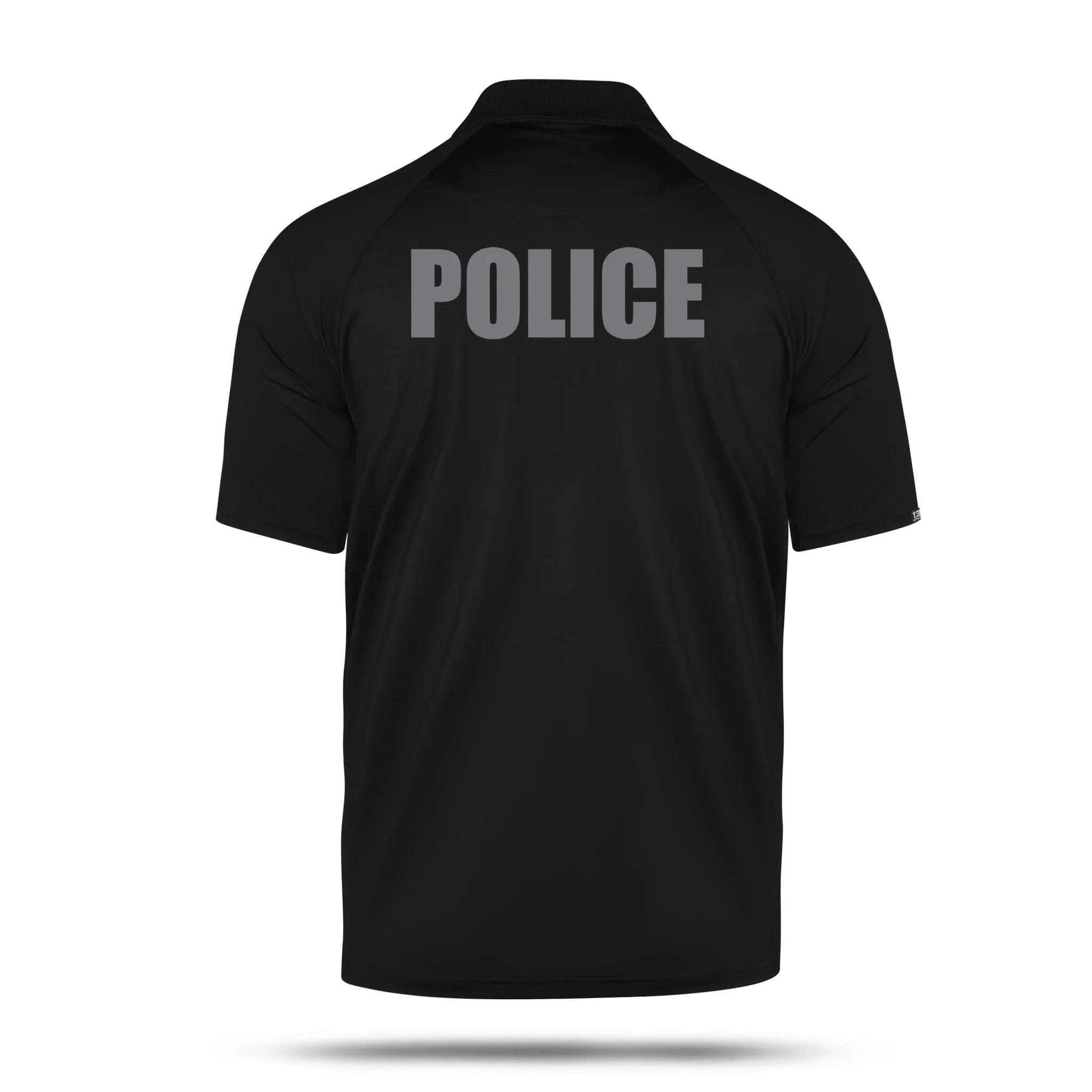 [POLICE] Men's Performance Polo [BLK/GRY]