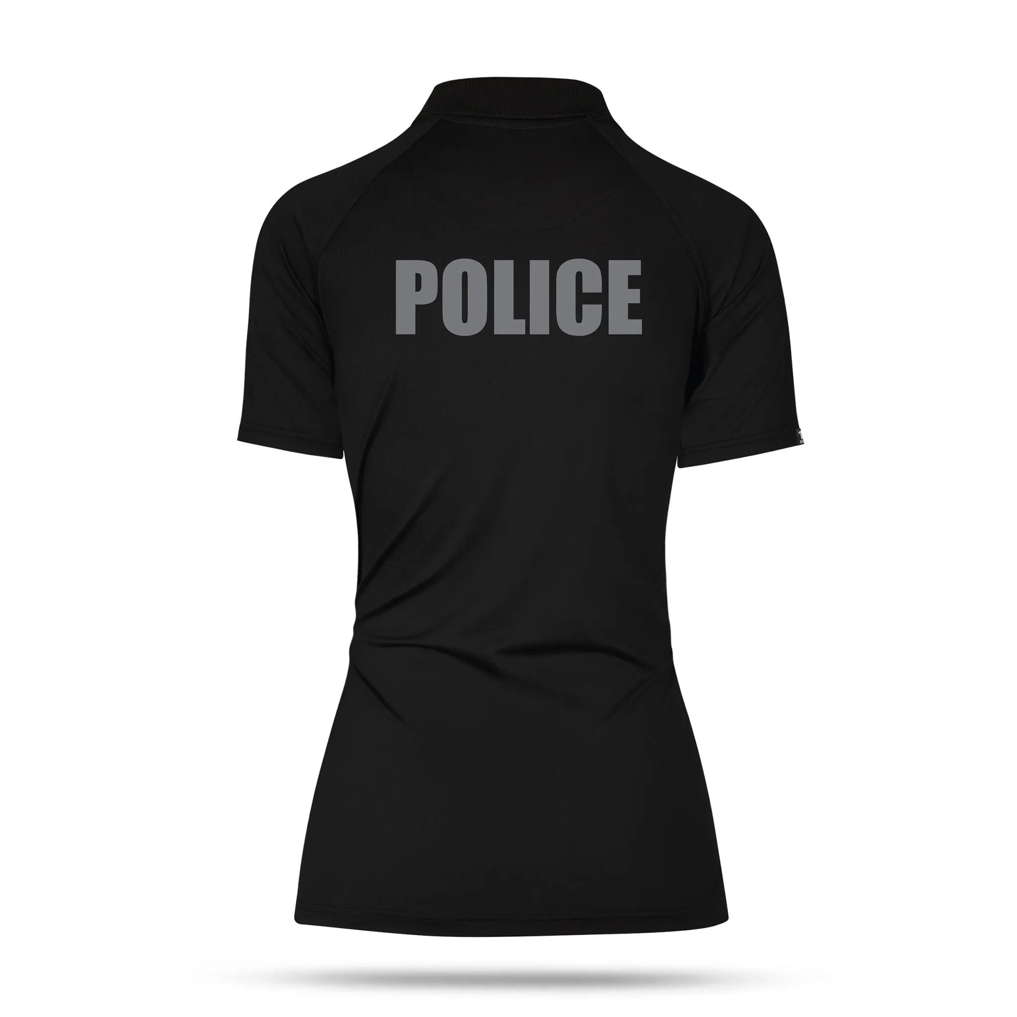 [POLICE] Women's Performance Polo [BLK/GRY]