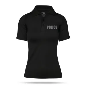 [POLICE] Women's Performance Polo [BLK/GRY]