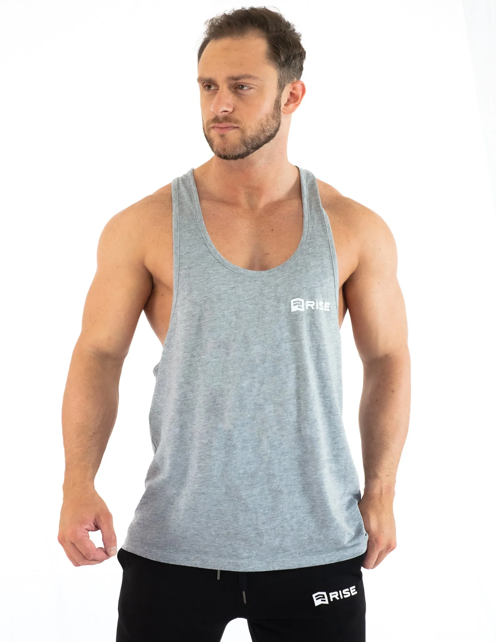 PREMIUM MEN'S STRINGER - HEATHER GREY