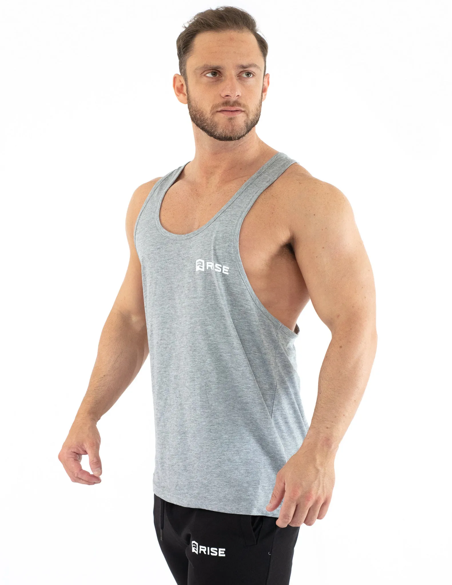 PREMIUM MEN'S STRINGER - HEATHER GREY