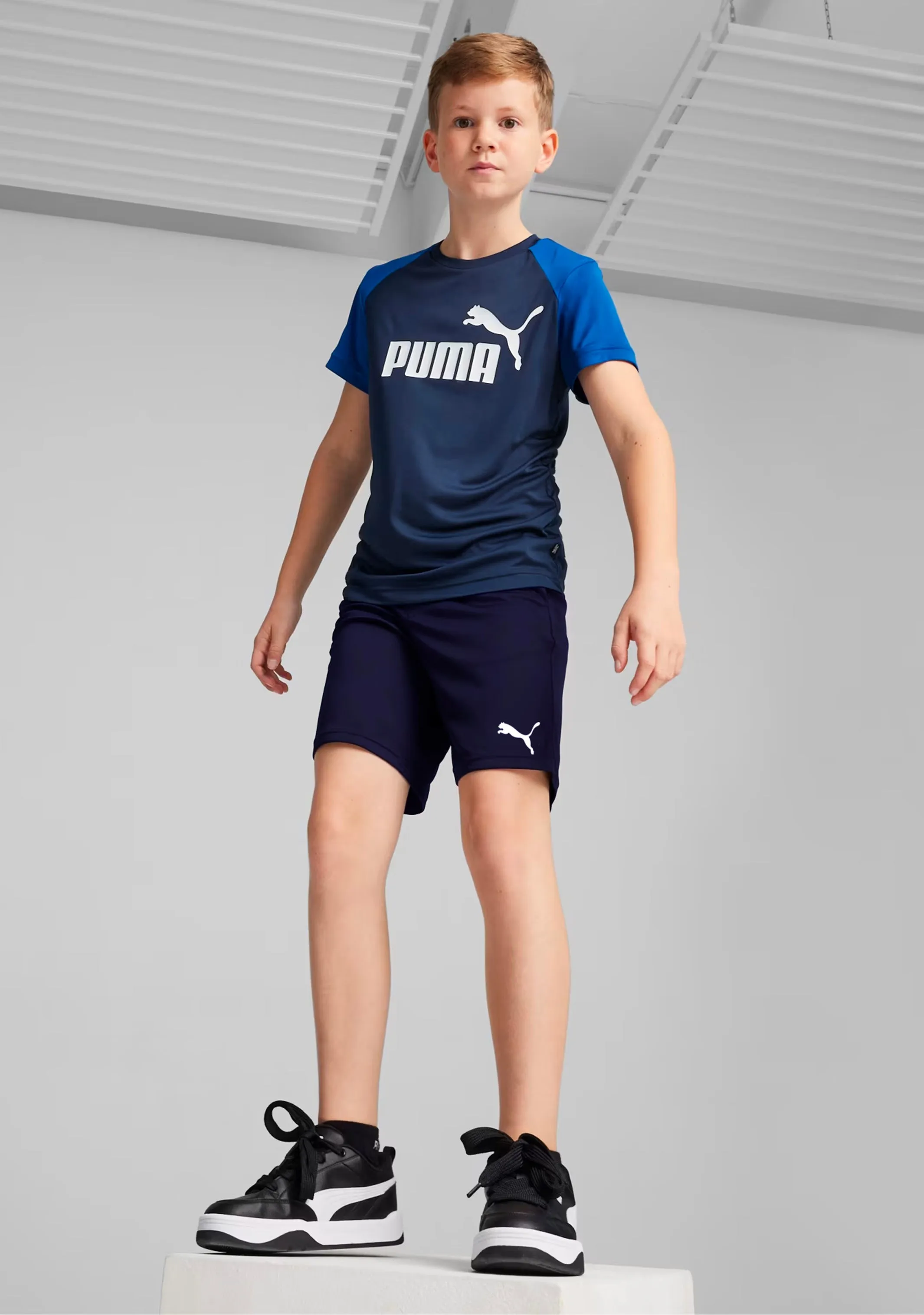 Puma Kids’ Active Woven Shorts Peacoat Navy