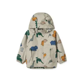 Raincoat Jacket - Manu - Dinosaurs/Mist